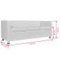 vidaXL Set Divani a 2 e a 3 Posti in Similpelle Bianco vidaXL Set Divani a 2 e a 3 Posti in Similpelle Bianco