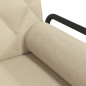 vidaXL Divano Letto con Braccioli Crema in Tessuto vidaXL Divano Letto con Braccioli Crema in Tessuto