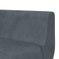 vidaXL Divano Letto a L Grigio Scuro 275x140x70 cm in Velluto vidaXL Divano Letto a L Grigio Scuro 275x140x70 cm in Velluto