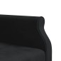 vidaXL Divano Letto a L Nero 271x140x70 cm in Velluto vidaXL Divano Letto a L Nero 271x140x70 cm in Velluto