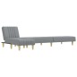 vidaXL Divano Letto a L Grigio Chiaro 255x140x70 cm in Tessuto vidaXL Divano Letto a L Grigio Chiaro 255x140x70 cm in Tessuto