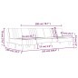 vidaXL Divano Letto a L Grigio Chiaro 255x140x70 cm in Tessuto vidaXL Divano Letto a L Grigio Chiaro 255x140x70 cm in Tessuto