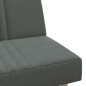 vidaXL Divano Letto a L Grigio Scuro 255x140x70 cm in Tessuto