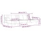vidaXL Divano Letto a L Verde Scuro 260x140x70 cm in Velluto vidaXL Divano Letto a L Verde Scuro 260x140x70 cm in Velluto
