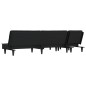 vidaXL Divano Letto a L Grigio Scuro 255x140x70 cm in Tessuto