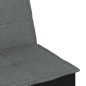 vidaXL Divano Letto a L Grigio Scuro 255x140x70 cm in Tessuto