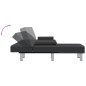 vidaXL Divano Letto a L Nero 255x140x70 cm in Similpelle vidaXL Divano Letto a L Nero 255x140x70 cm in Similpelle