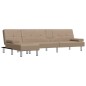 vidaXL Divano Letto a L Cappuccino 255x140x70 cm in Similpelle vidaXL Divano Letto a L Cappuccino 255x140x70 cm in Similpelle