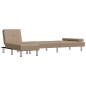 vidaXL Divano Letto a L Cappuccino 255x140x70 cm in Similpelle vidaXL Divano Letto a L Cappuccino 255x140x70 cm in Similpelle