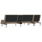 vidaXL Divano Letto a L Cappuccino 255x140x70 cm in Similpelle vidaXL Divano Letto a L Cappuccino 255x140x70 cm in Similpelle