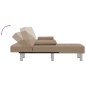 vidaXL Divano Letto a L Cappuccino 255x140x70 cm in Similpelle vidaXL Divano Letto a L Cappuccino 255x140x70 cm in Similpelle