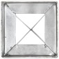 Picchetti di Terra 6 pz Argento 10x10x76 cm in Acciaio Zincato Picchetti di Terra 6 pz Argento 10x10x76 cm in Acciaio Zincato