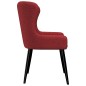vidaXL Sedie da Pranzo 6 pz Rosso Borgogna in Tessuto vidaXL Sedie da Pranzo 6 pz Rosso Borgogna in Tessuto
