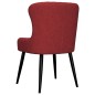 vidaXL Sedie da Pranzo 6 pz Rosso Borgogna in Tessuto vidaXL Sedie da Pranzo 6 pz Rosso Borgogna in Tessuto