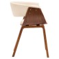 vidaXL Sedie da Pranzo 6 pz Crema in Legno Piegato e Similpelle vidaXL Sedie da Pranzo 6 pz Crema in Legno Piegato e Similpelle