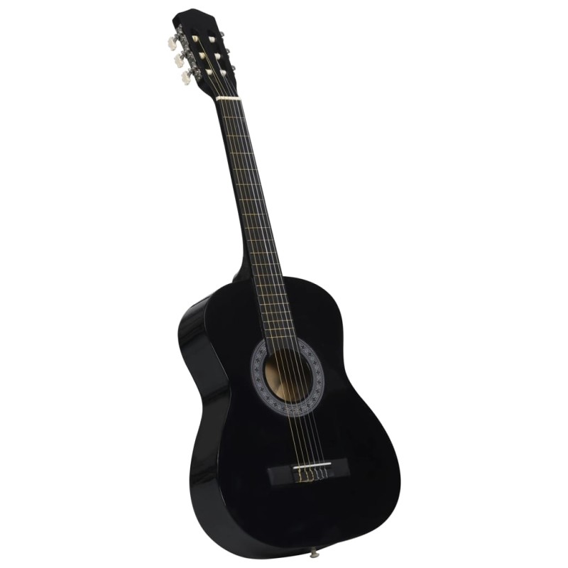 vidaXL Chitarra Classica per Principianti e Bambini Nera 3/4 36" vidaXL Chitarra Classica per Principianti e Bambini Nera 3/4 36"