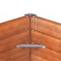 vidaXL Letto Rialzato da Giardino Ruggine 100x40x77 cm Acciaio Corten vidaXL Letto Rialzato da Giardino Ruggine 100x40x77 cm Acciaio Corten