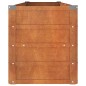vidaXL Letto Rialzato da Giardino Ruggine 160x40x45 cm Acciaio Corten vidaXL Letto Rialzato da Giardino Ruggine 160x40x45 cm Acciaio Corten