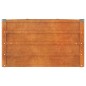 vidaXL Letto Rialzato da Giardino Ruggine 400x80x45 cm Acciaio Corten