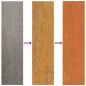vidaXL Letto Rialzato da Giardino Ruggine 400x80x45 cm Acciaio Corten