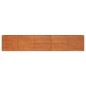 vidaXL Letto Rialzato da Giardino Ruggine 400x80x77 cm Acciaio Corten vidaXL Letto Rialzato da Giardino Ruggine 400x80x77 cm Acciaio Corten