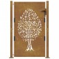 vidaXL Cancello da Giardino 105x155 cm in Acciaio Corten Design Albero vidaXL Cancello da Giardino 105x155 cm in Acciaio Corten Design Albero