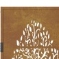 vidaXL Cancello da Giardino 105x155 cm in Acciaio Corten Design Albero vidaXL Cancello da Giardino 105x155 cm in Acciaio Corten Design Albero