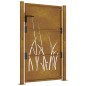 vidaXL Cancello da Giardino 105x155 cm in Acciaio Corten Design Erba vidaXL Cancello da Giardino 105x155 cm in Acciaio Corten Design Erba