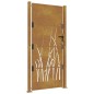 vidaXL Cancello da Giardino 105x205 cm in Acciaio Corten Design Erba vidaXL Cancello da Giardino 105x205 cm in Acciaio Corten Design Erba