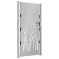 vidaXL Cancello da Giardino 105x205 cm in Acciaio Corten Design Erba vidaXL Cancello da Giardino 105x205 cm in Acciaio Corten Design Erba