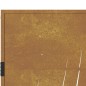 vidaXL Cancello da Giardino 105x205 cm in Acciaio Corten Design Erba vidaXL Cancello da Giardino 105x205 cm in Acciaio Corten Design Erba