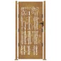 vidaXL Cancello da Giardino 105x205 cm in Acciaio Corten Design Bambù vidaXL Cancello da Giardino 105x205 cm in Acciaio Corten Design Bambù