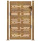 vidaXL Cancello da Giardino 105x130 cm Acciaio Corten Design Quadrato vidaXL Cancello da Giardino 105x130 cm Acciaio Corten Design Quadrato