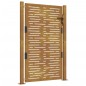 vidaXL Cancello da Giardino105x155 cm Acciaio Corten Design Quadrato