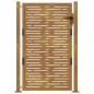 vidaXL Cancello da Giardino105x155 cm Acciaio Corten Design Quadrato