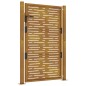 vidaXL Cancello da Giardino105x155 cm Acciaio Corten Design Quadrato