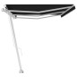 Tenda Retrattile Manuale Autoportante 600x350 cm Antracite