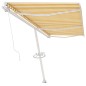 Tenda Retrattile Manuale Autoportante 600x350 cm Gialla Bianca Tenda Retrattile Manuale Autoportante 600x350 cm Gialla Bianca