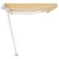 Tenda Retrattile Manuale Autoportante 600x350 cm Gialla Bianca Tenda Retrattile Manuale Autoportante 600x350 cm Gialla Bianca