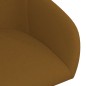 vidaXL Sedie da Pranzo Girevoli 4 pz Marroni in Velluto vidaXL Sedie da Pranzo Girevoli 4 pz Marroni in Velluto