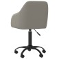 vidaXL Sedie da Pranzo Girevoli 4 pz Grigio Chiaro in Velluto vidaXL Sedie da Pranzo Girevoli 4 pz Grigio Chiaro in Velluto