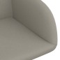 vidaXL Sedie da Pranzo Girevoli 4 pz Grigio Chiaro in Velluto vidaXL Sedie da Pranzo Girevoli 4 pz Grigio Chiaro in Velluto