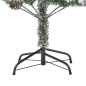 vidaXL Albero di Natale con Neve Floccata LED e Pigne 225 cm PVC e PE vidaXL Albero di Natale con Neve Floccata LED e Pigne 225 cm PVC e PE