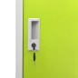 vidaXL Armadietti Chiavi 2pz Grigio Chiaro Verde 90x45x92,5cm Acciaio vidaXL Armadietti Chiavi 2pz Grigio Chiaro Verde 90x45x92,5cm Acciaio