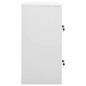vidaXL Armadietti Chiavi 5pz Grigio Chiaro Verde 90x45x92,5cm Acciaio