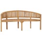 Panchina a Forma di Banana 180 cm in Legno Massello di Teak Panchina a Forma di Banana 180 cm in Legno Massello di Teak
