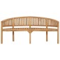 Panchina a Forma di Banana 180 cm in Legno Massello di Teak Panchina a Forma di Banana 180 cm in Legno Massello di Teak