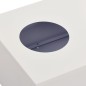 vidaXL Armadio Anta Scorrevole e Fioriera Grigio 90x40x113 cm Acciaio vidaXL Armadio Anta Scorrevole e Fioriera Grigio 90x40x113 cm Acciaio