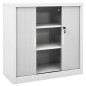 vidaXL Armadio Anta Scorrevole e Fioriera Grigio 90x40x113 cm Acciaio vidaXL Armadio Anta Scorrevole e Fioriera Grigio 90x40x113 cm Acciaio