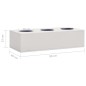 vidaXL Armadio Anta Scorrevole e Fioriera Grigio 90x40x113 cm Acciaio vidaXL Armadio Anta Scorrevole e Fioriera Grigio 90x40x113 cm Acciaio